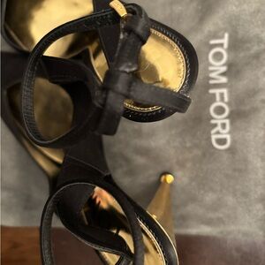 Black & Gold Tom Ford Stilettos